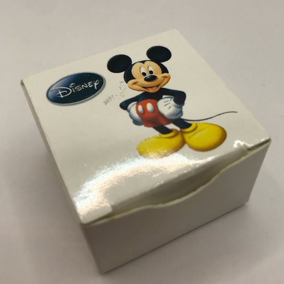 Avon Disney Gold-Tone & Rhinestones Mickey Mouse Stud Earrings - Picture 5 of 6